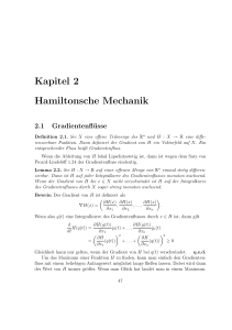 Kapitel 2 Hamiltonsche Mechanik