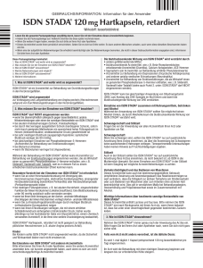 ISDN STADA® 120 mg Hartkapseln, retardiert - medikamente