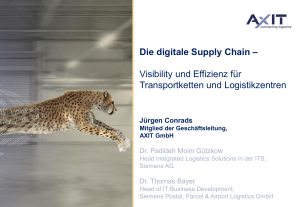 Die digitale Supply Chain – Visibility und Effizienz für