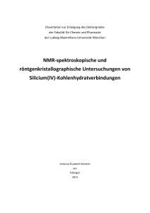 NMR-spektroskopische und röntgenkristallographische