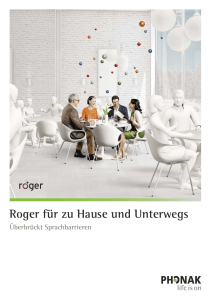 Roger für zuhause und unterwegs