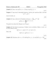 Diskrete Mathematik TE SS2015 ¨Ubungsblatt №02 Aufgabe 6