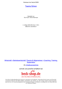 Teams führen - ReadingSample - Beck-Shop