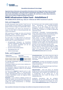 RARE Infrastructure Value Fund – Anteilsklasse Z