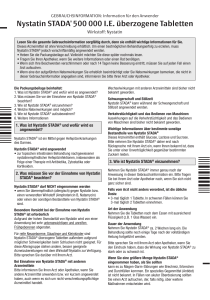 Nystatin STADA® 500 000 I.E. überzogene Tabletten