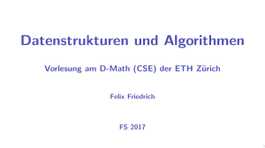 Datenstrukturen und Algorithmen