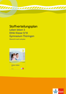 Stoffverteilungsplan