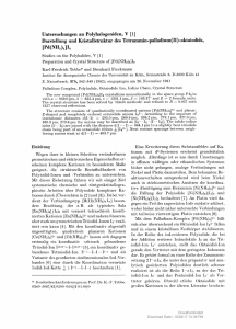 Untersuchungen an Polyhalogeniden, V [1] Darstellung und