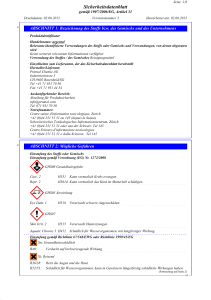 Sicherheitsdatenblatt