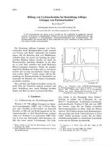 Bildung von Cyclonucleotiden bei Bestrahlung wäßriger Lösungen