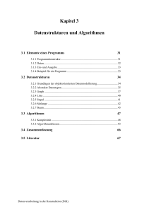 Kapitel 3 Datenstrukturen und Algorithmen