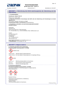 Sicherheitsdatenblatt Chlor 50