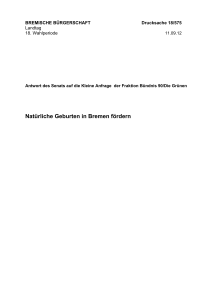 bremische bürgerschaft - AKF Kaiserschnitt