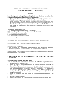 GEBRAUCHSINFORMATION: INFORMATION FÜR