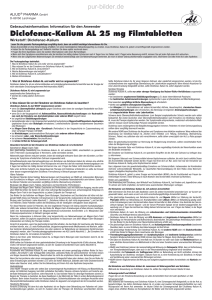 Diclofenac-Kalium AL 25 mg Filmtabletten - my