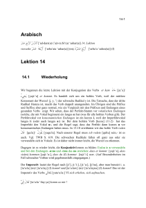 Arabisch Lektion 14 - Koran