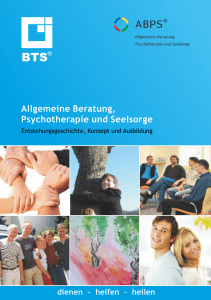 Allgemeine Beratung, Psychotherapie und Seelsorge