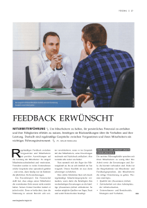 feedback erwünscht - Müllerschön Managementberatung