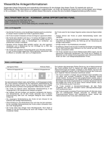 Key Investor Information