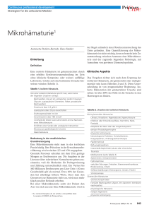 Mikrohämaturie1 - Primary and Hospital Care