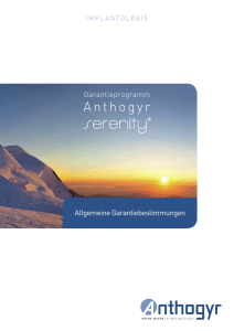 die Broschüre Serenity