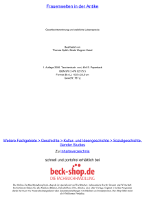 Frauenwelten in der Antike - ReadingSample - Beck-Shop