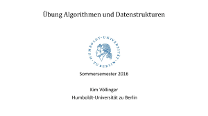 Algorithmen und Datenstrukturen - Humboldt