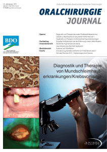 Diagnostik und Therapie von Mundschleimhaut