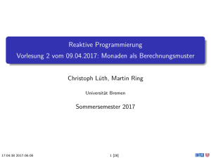 Reaktive Programmierung (SS 2017) - informatik.uni