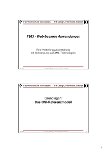 Das OSI-Referenzmodell