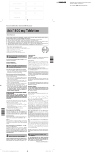 Acic® 800 mg Tabletten