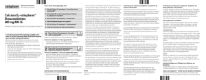 Calcium D3-ratiopharm® Brausetabletten 600 mg/400 IE