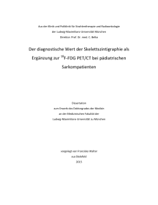 Der diagnostische Wert der Skelettszintigraphie als Ergänzung zur