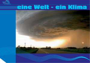 eine Welt - ein Klima