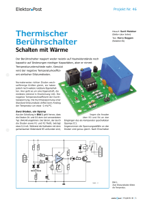 Thermischer Berührschalter