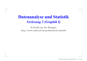 Datenanalyse und Statistik - K. Gerald van den Boogaart
