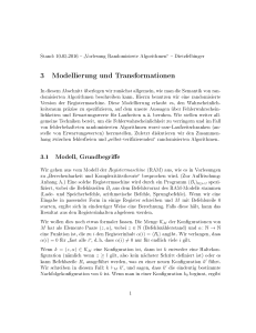 3 Modellierung und Transformationen