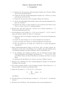 Diskrete Mathematik SS 2012 1. Ubungsblatt