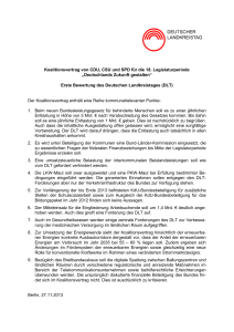Koalitionsvertrag von CDU, CSU und SPD für die 18