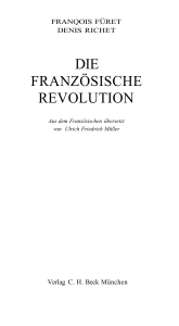 DIE FRANZÖSISCHE REVOLUTION