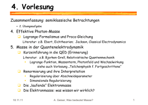 4. Vorlesung