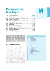 Mathematische Grundlagen