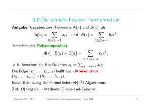 Algorithmen und Datenstrukturen - Die schnelle