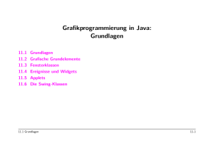 Grafikprogrammierung in Java