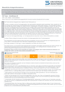 Wesentliche Anlegerinformationen VB Triple