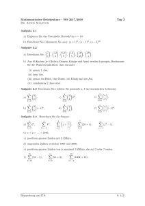 Mathematischer Brückenkurs – WS 2017/2018 - staff.uni