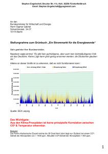 Stellungnahme zum Grünbuch von Stephan Engelschall