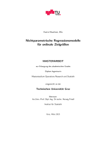 Nichtparametrische Regressionsmodelle für