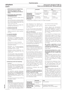 Voriconazol-ratiopharm® 200 mg Pulver zur Herstellung einer