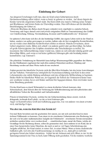 Einleitung der Geburt